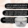 Imagem de Processador  de Alimentos Clink 3 Lâminas Pequeno, Mas Poderoso