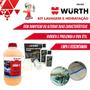 Imagem de Produto para lavar carro shampoo automotivo + Limpa e hidrata couro profissional automotivo Wurth