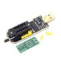 Imagem de Programador USB EEPROM/Flash SOIC8/SOP8 - Ch341a, XTW100, Série 24/25