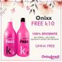 Imagem de Progressiva Gloss Free K10 1l Ativo Onixx Brasil + Máscara 1Kg