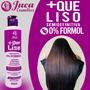 Imagem de Progressiva +Que Liso Matizadora Organica 300ml + Shampoo 300ml e Condicionador Pós Quimica 500g