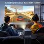 Imagem de Projetor 4K com WiFi e Bluetooth - 600 ANSI Lumens - Android 11