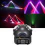 Imagem de Projetor de Laser RGB Rotativo com Strobo DMX512 - Ideal para Festas, DJs e Casamentos