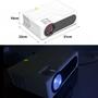 Projetor Everycom YG625A 7000 Lumens Com Espelhamento Imagem de Projetor Everycom YG625A 7000 Lumens Com Espelhamento