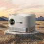 Imagem de Projetor inteligente Aurzen BOOM 3 Dourado com WiFi e Bluetooth Áudio DoIby 3D e Alto-falantes 36W