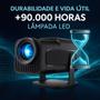 Projetor Inteligente Hy320 Pró 690 ANSI 5G Smart 4K Wifi 6 Bluetooth 5.0 Android 11 - Norotech Eletrônicos Imagem de Projetor Inteligente Hy320 Pró 690 ANSI 5G Smart 4K Wifi 6 Bluetooth 5.0 Android 11