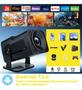 Imagem de Projetor Inteligente Smart 4K Portátil auto ajustável foco automático Wifi Bluetooth150'' polegadas