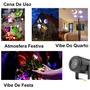 Imagem de Projetor Led Desenhos Natalinos Laser decoração de natal luz colorida rotativa Lâmpada canhão Festas