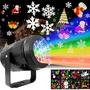 Imagem de Projetor Led Desenhos Natalinos Laser decoração de natal luz colorida rotativa Lâmpada canhão Festas