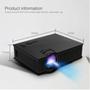 Imagem de Projetor Led UC-68 com 1800 Lumens com WI FI , saidas HDMI/USB / SD
