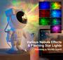 Imagem de Projetor Luz Noturna Astronauta Luminária Efeito Galaxia Starry Sky Star Light Abajur Laser Multicolor Estrelado Criança