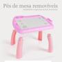 Imagem de Projetor Para Desenho Infantil Mesa Pintura Girafa Rosa