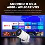 Imagem de Projetor Portatil 5G Wifi BT 5.0 Android 11 Projetor 4K 1080P Full HD 