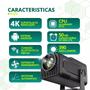 Imagem de Projetor Portátil Auto Keystone, Projetor Inteligente 4K FHD 1080P Suporte 10000 Lumens com WiFi 6, BT 5.0, Rotação de 180 Graus, Android 11.0 integra