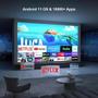 Imagem de Projetor Portátil inteligente Smart 4K Lançamento 2025 Hy320 Android apps Wifi Bluetooth HDMI, Espelha Celular, 150 polegadas, Videos Full HD