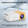 Imagem de Projetor Portátil Mini YG300 Ultra HD Para Casa Leve Quarto Sala De Estar Cinema Tela Móvel