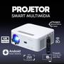 Imagem de Projetor Smart 4K Portátil: Cinema em Casa com Imagem Perfeita e Som Imerssivo - Exbom