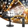 Imagem de Projetor Snowflake Lights fisca Christmas Outdoor HD LED