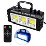 Imagem de Projetor Strobo Estroboscópico 60W Canhão Refletor Controle Efeito Flash Sensor Rítmico - 1948813