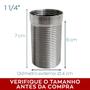 Imagem de Prolongador Rosca Válvula 1 1/4 Extensor Ralo Pia Banheiro Valvula Longa Para Cuba Com Espessura Mais Grossa Escoamento Lavatório 40mm