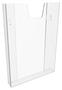 Imagem de Prontuário Porta Folha Display Vertical de Parede Acrílico A4