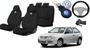 Imagem de Proteja com Elegância! Kit Capas Tecido Gol 2005-2014 + Capa Volante + Chaveiro VW