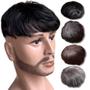 Imagem de Prótese capilar masculina Topo cabeça Tic-tac 17x17 orgânica