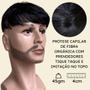 Imagem de Prótese capilar masculina Topo cabeça Tic-tac 17x17 orgânica
