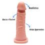 Imagem de Protese Penis Silicone Realístico Pinto Borracha Consolo para Cinta Peniana ou Individual 17,5x3,8cm