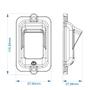 Imagem de Protetor Anti Furto E Chuva P/ Campainha B-max Bm-603/Obee JK02-AC