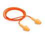 Imagem de Protetor Auricular Auditivo Camper Tipo Plug Laranja Com Cordão Laranja 17DB CA 49710 Pacote com 50 Unidades