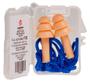 Imagem de Protetor Auricular Camper Spot Plug Laranja Com Cordão Azul 17DB CA 49710 - Pacote 50 Unidades