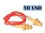 Imagem de Protetor Auricular Com Cordão De Algodão 13db Kit 50 Und
