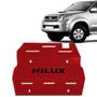 Imagem de Protetor de Carter Hilux 2005 a 2015 Vermelho Peito de Aço