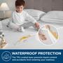 Imagem de Protetor de colchão Bedsure Waterproof Queen Size 60x80x30cm