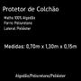 Imagem de Protetor de Colchão Impermeável para Berço TechLife Premium Algodão Lynel