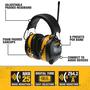 Imagem de Protetor de Ouvido DEWALT DPG15 AM/FM Digital - com Conexão AUX