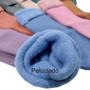 Imagem de Protetor de Ouvido Infantil Bichinho Divertido + 2 Pares Meia Peluciada Fleece: Kit Inverno Infantil 3 a 8 anos Feminino