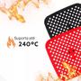 Imagem de Protetor de Silicone Quadrado para Airfryer Easy Kitchen Vermelho