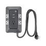 Imagem de Protetor de sobretensão GE UltraPro Adapt de 5 tomadas com 2 USB-A 2.4A