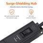 Imagem de Protetor de sobretensão Power Strip Amazon Basics 12 Outlet 600J