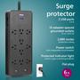 Imagem de Protetor de sobretensão Power Strip Philips EZfit 10-Outlet SPP3403B/37