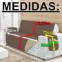 Imagem de Protetor De Sofá 3 Lugares Dupla-face Com Porta Objetos no Braço