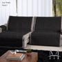 Imagem de protetor de sofa retratil dupla face lavive azul gris/preto 1,60 m