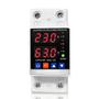 Imagem de Protetor de Surtos Ajustável com Display Duplo - 40A, 63A, 80A, 230V - Trilho DIN
