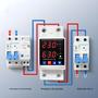 Imagem de Protetor de Surtos Ajustável com Display Duplo - 40A, 63A, 80A, 230V - Trilho DIN