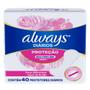 Imagem de Protetor Diário Always Sem Perfume Com 40 Unidades