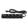 Imagem de Protetor Eletrônico Intelbras EPE 204 USB, com 4 Tomadas e 2x USB, Preto - 4824205