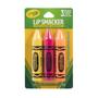 Imagem de Protetor Labial Lip Smacker Crayola - Trio de Sabores em Crayon - Pacote com 3