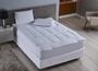 Imagem de protetor para colchao pillow top casal queen macio percal 400 fios 3 cores